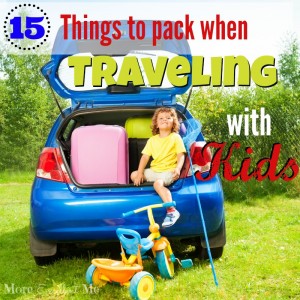 15 things to pack traveling with kids