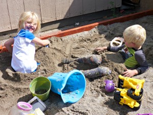 building sand castles