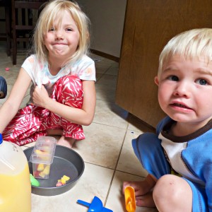 making popsicles