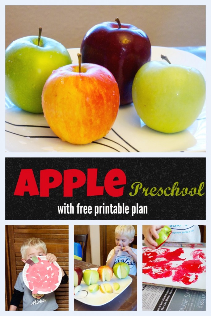 apple preschool week