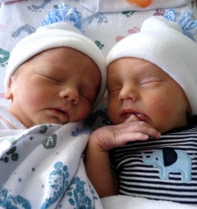 twins sleeping