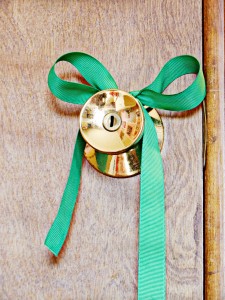 Easter Tradition string tied to door knob