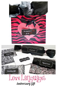 love languages anniversary gift