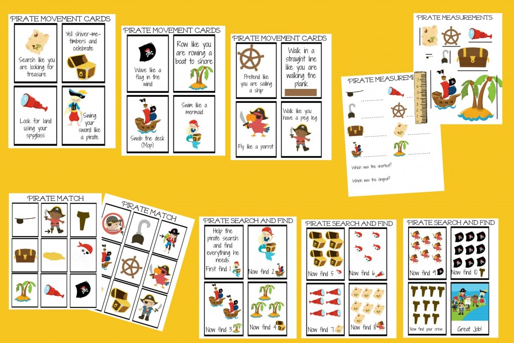 pirate early learning pack 2