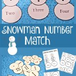 Snowman Number Match