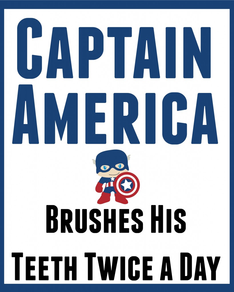 captain america bathroom art 1