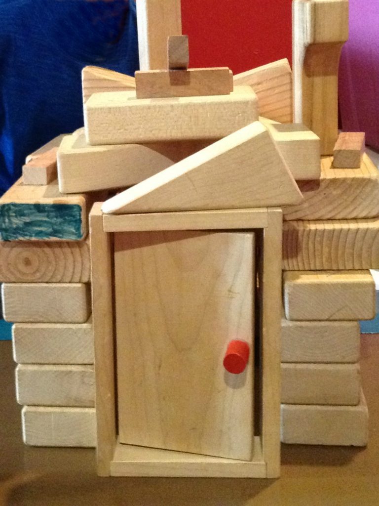 block house for my home preschool week