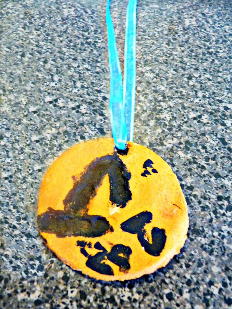 Salt dough medal