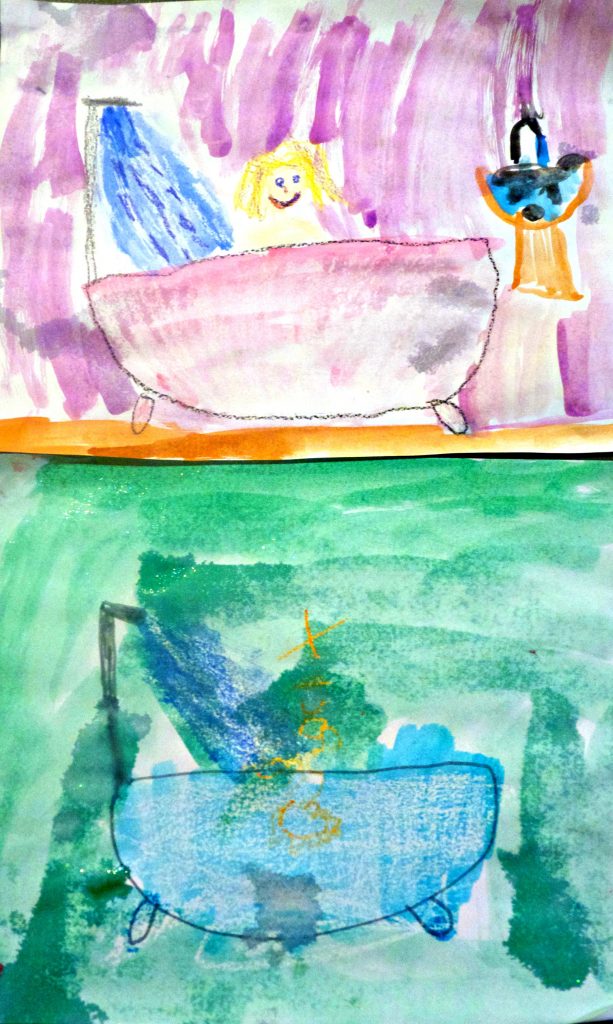 bathtub paintings