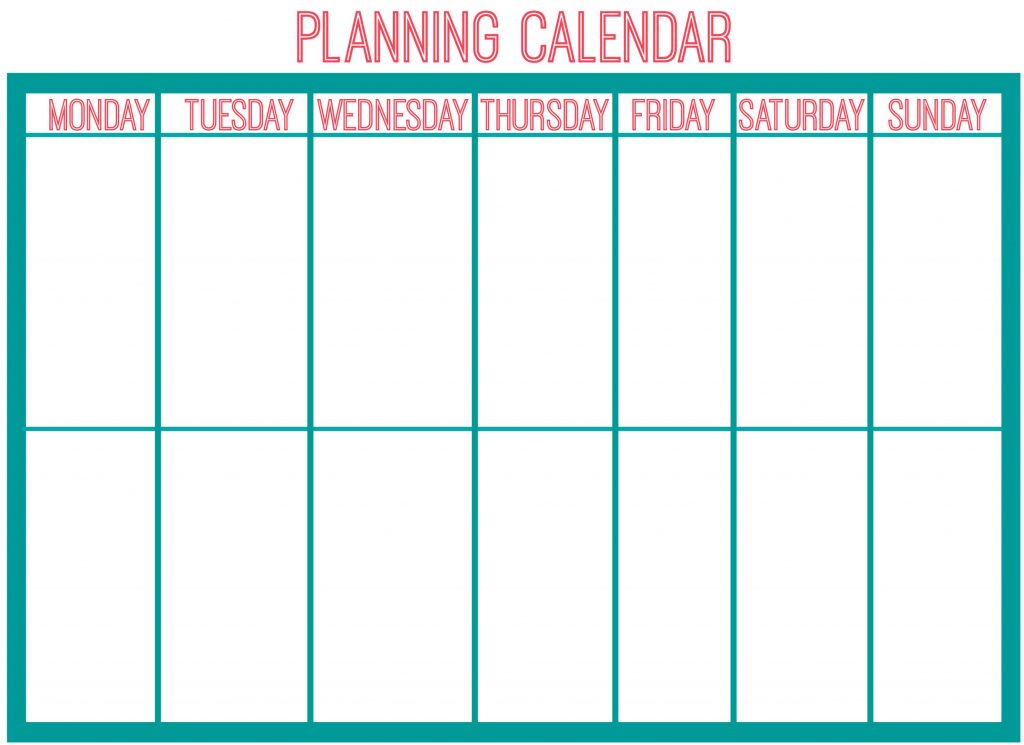  planning calendar picture