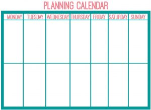 planning calendar picture