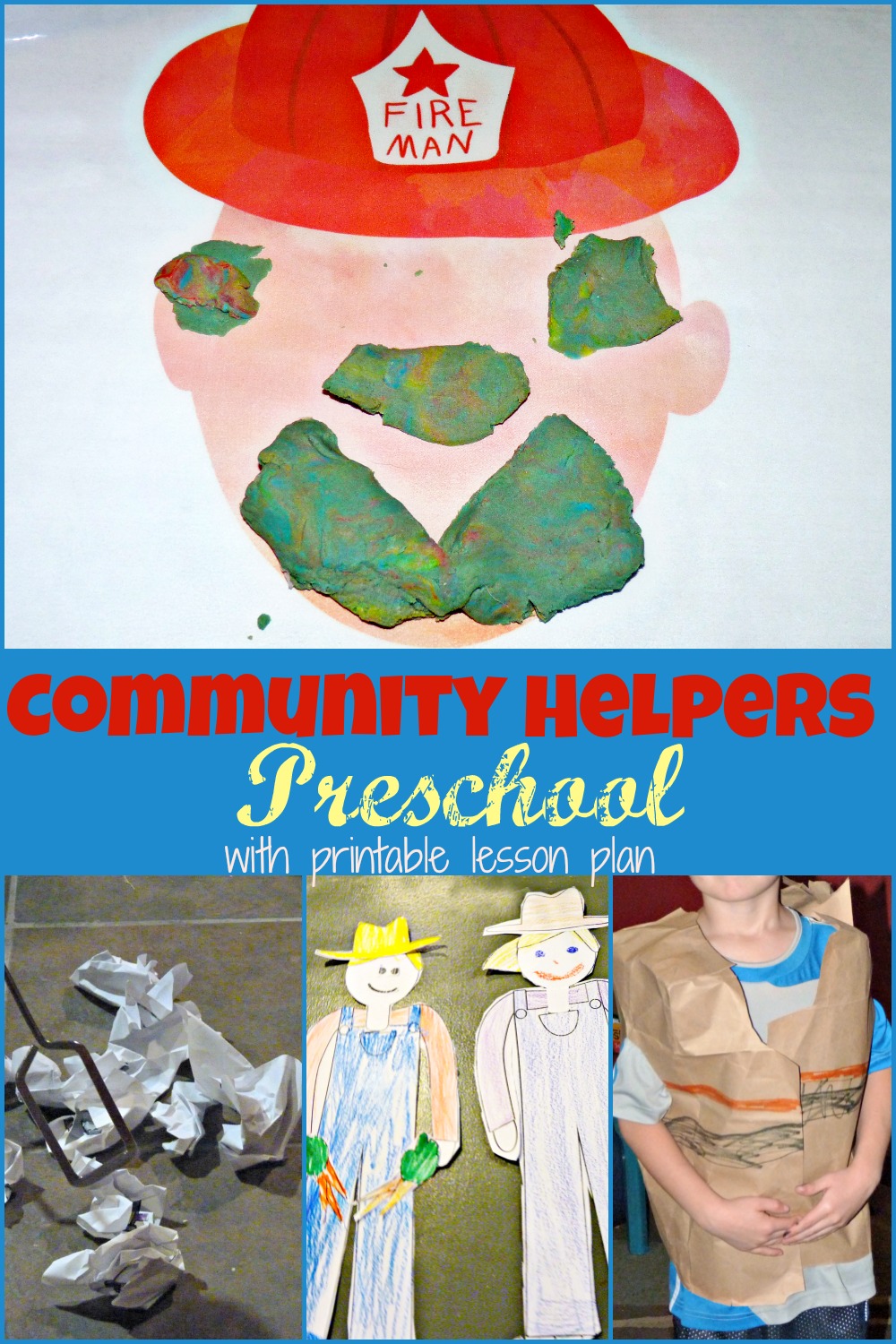 community helpers lesson plan kindergarten