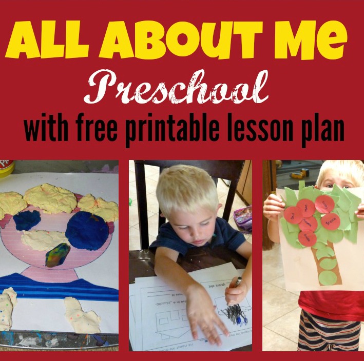 all about me preschool square | More Excellent Me