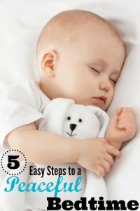 5 steps to a peaceful bedtime