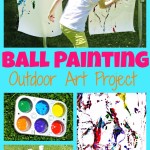 Ball Painting A Simple And Fun Outdoor Art Project