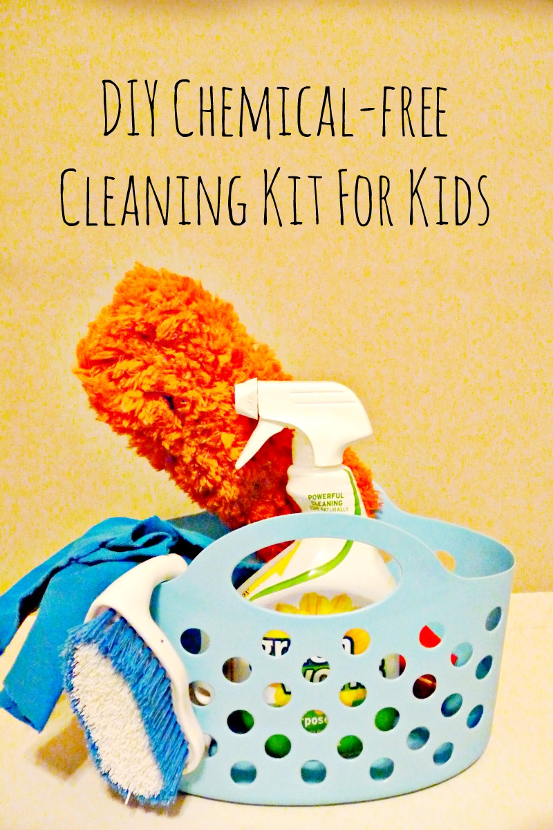 DIY Chemical-free Cleaning Kit For Kids | More Excellent Me