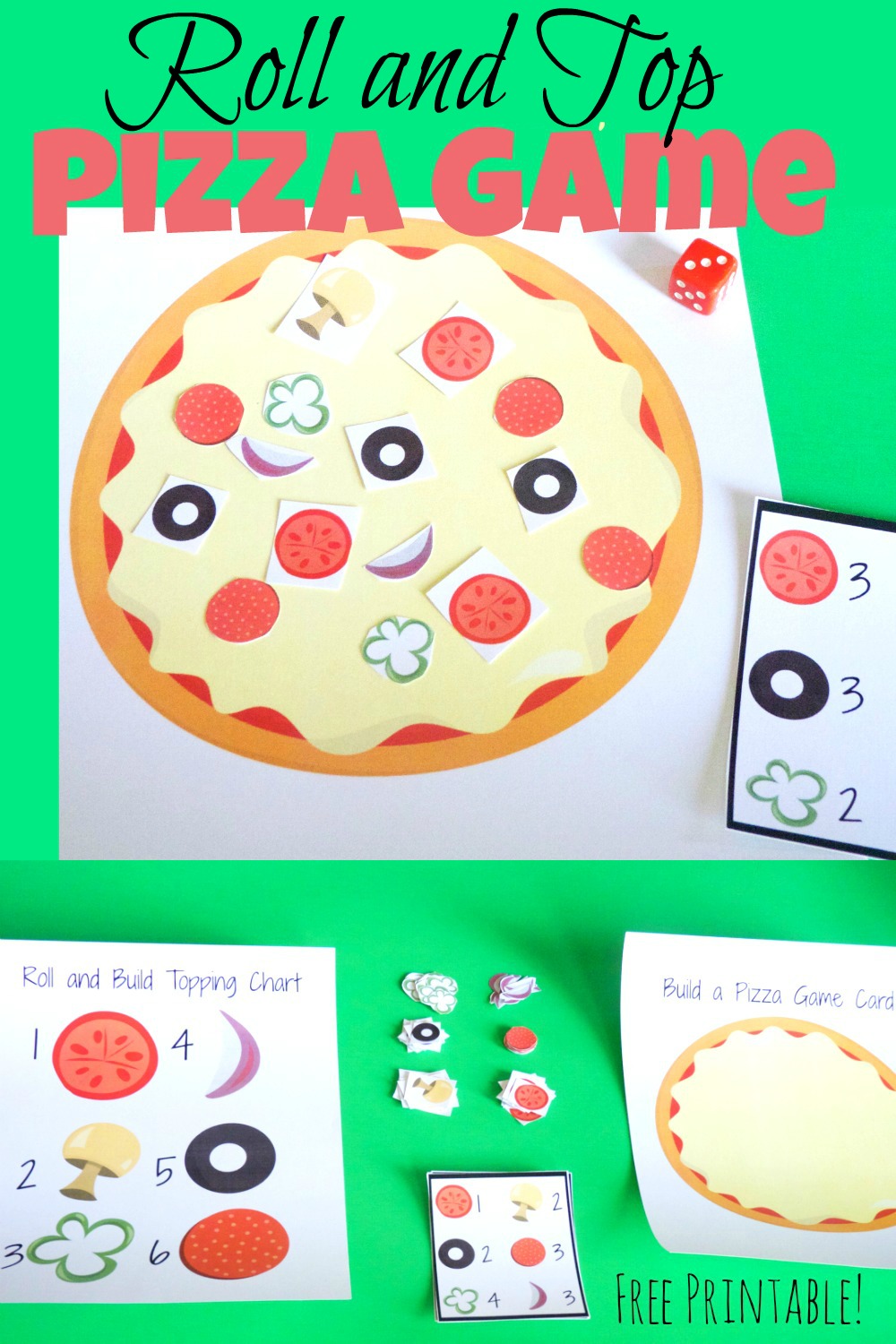 Roll and Top Pizza Game | More Excellent Me