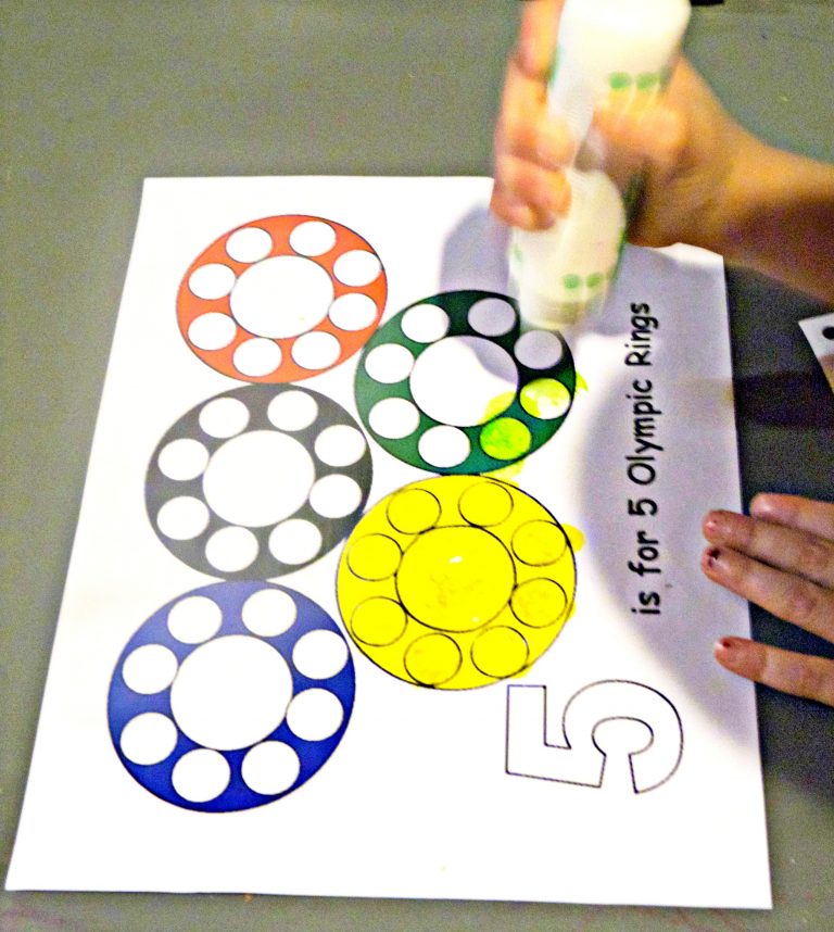 Olympic Rings Math Preschool Olympic Preschool Week | More Excellent Me