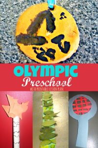 Olympic themed preschool week