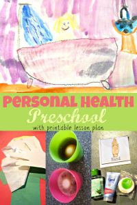 personal health preschool theme week
